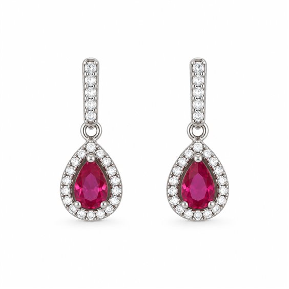 Orecchini Ultima Edizione Donna in Argento OAO7159 ROSSO - OAO7159 ROSSO